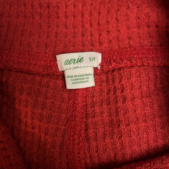 New price! Aerie red pj leggings-size small! EUC $15! - Picture 6 of 6